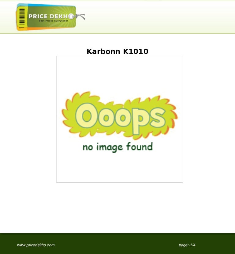 karbonn k1010 games